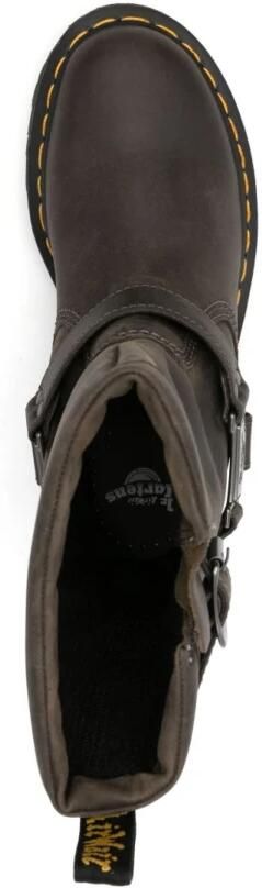 Dr. Martens Platte Grijze Schoenen Anistone Hi Stijl - Foto 3