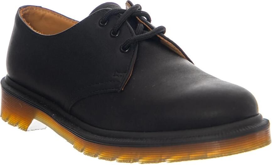 Dr. Martens Veterschoen 'Unisex 1461 Pw Lace-Up Black Noir Greasy Shoes' zwart - Foto 6