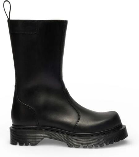 Dr. Martens Leren enkellaarsjes met ritssluiting