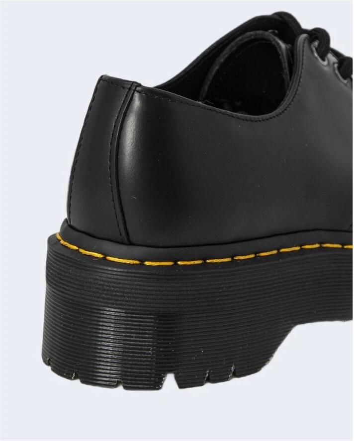 Dr. Martens 1461 Quad Polished Smooth Leren Platform Schoenen Black