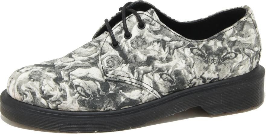 Dr. Martens Skull & Roses Canvas Schoenen