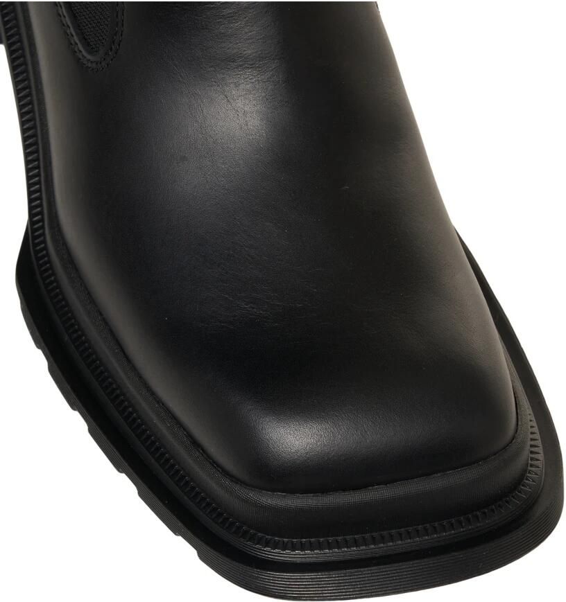 Dr. Martens Zwarte leren enkellaarzen met vierkante neus - Foto 3