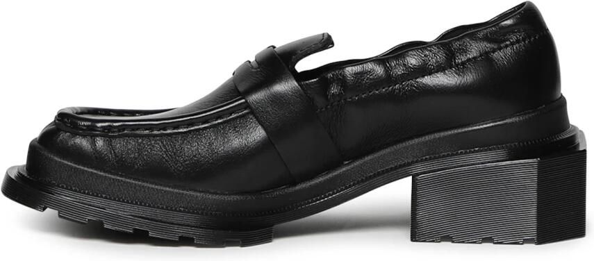 Dr. Martens Maybole Square Toe Ruched Leren Loafers