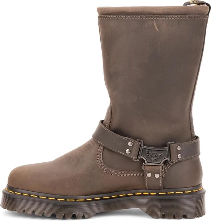 Dr. Martens Platte Grijze Schoenen Anistone Hi Stijl - Foto 4