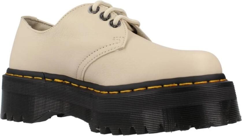 Dr. Martens Veterschoenen Vrouwen 1461 Quad II Beige Dames