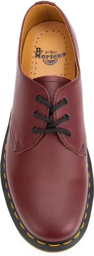 Dr. Martens Rode platte schoenen met Goodyear-zoolconstructie Red