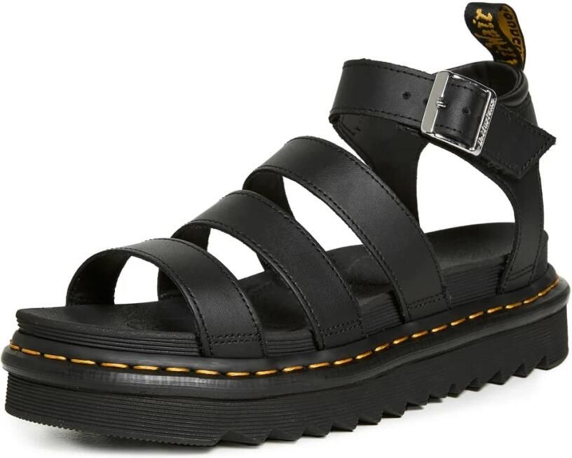 Dr. Martens Klassieke platte sandalen met verstelbare enkelband Black Dames - Foto 6