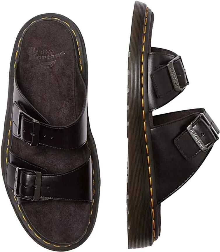 Dr. Martens JORGE~II~MUTED~OLIVE~~~~~~~~~~ Heren slippers Zwart - Foto 7