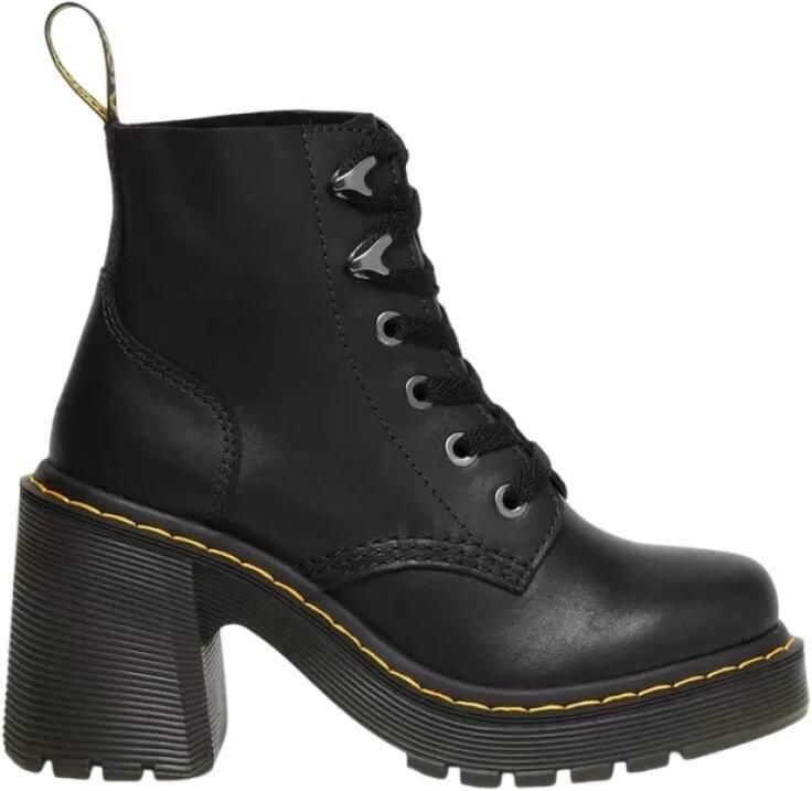 Dr. Martens Zwarte leren damesschoenen Herfst Winter collectie Black Dames