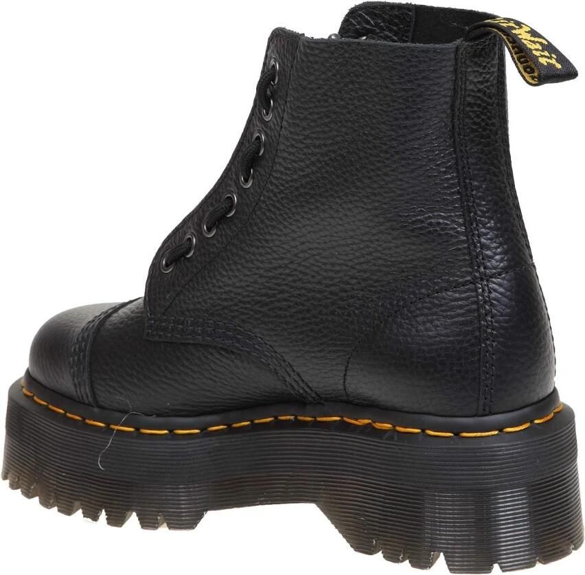 Dr Martens Dr. Martens SINCLAIR BLACK MILLED NAPPA Volwassenen VeterlaarzenHalf hoge schoenen Kleur Zwart - Foto 13