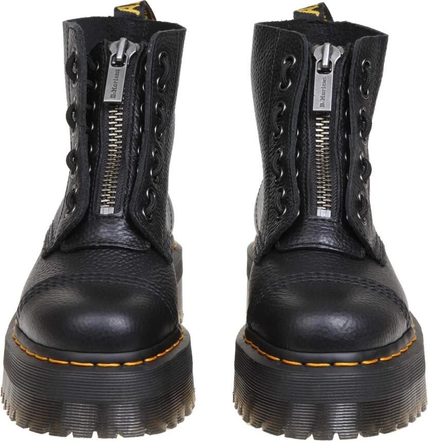 Dr Martens Dr. Martens SINCLAIR BLACK MILLED NAPPA Volwassenen VeterlaarzenHalf hoge schoenen Kleur Zwart - Foto 12