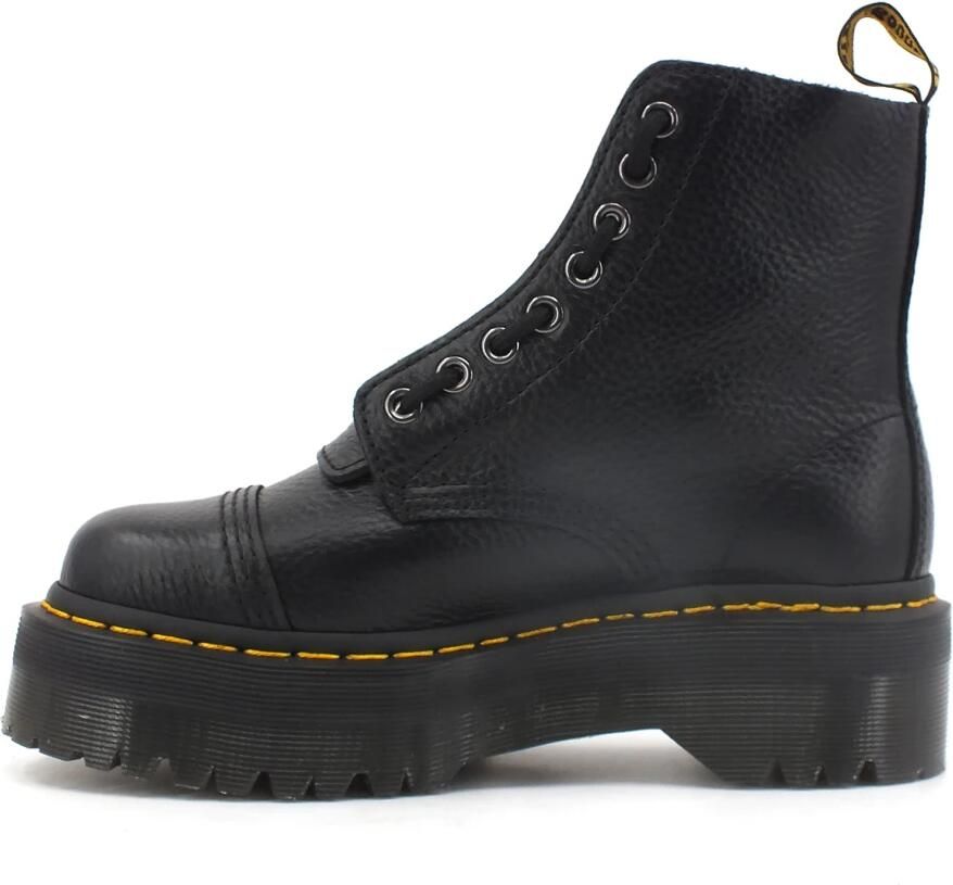 Dr Martens Dr. Martens SINCLAIR BLACK MILLED NAPPA Volwassenen VeterlaarzenHalf hoge schoenen Kleur Zwart - Foto 14