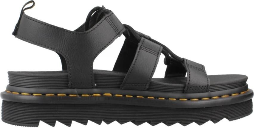 Dr. Martens Platte Zwarte Schoenen Nartilla Stijl - Foto 2