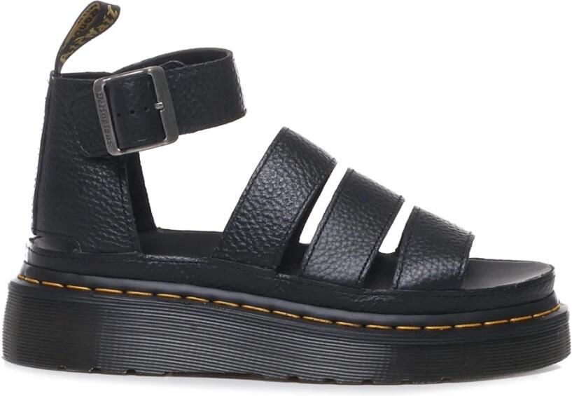 Dr. Martens Sandalen met sleehak CLARISSA II QUAD BLACK MILLED NAPPA - Foto 3