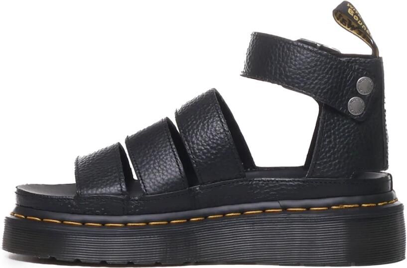 Dr. Martens Sandalen met sleehak CLARISSA II QUAD BLACK MILLED NAPPA - Foto 4