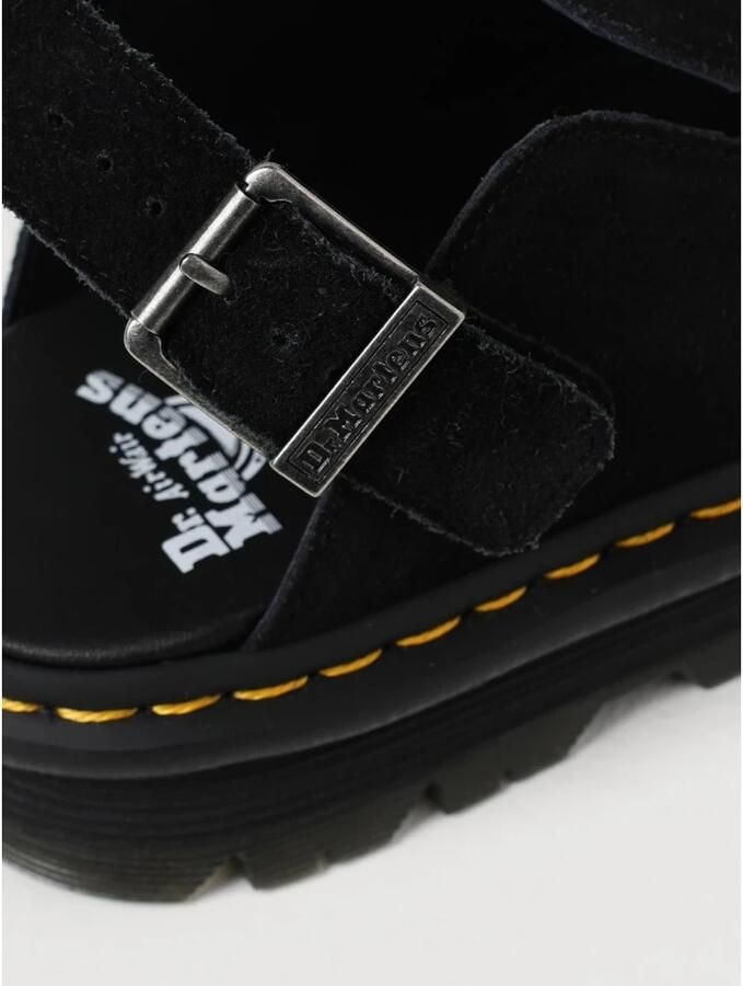 Dr. Martens Suede Slingback Sandals Wo Black Flat Shoes - Foto 3