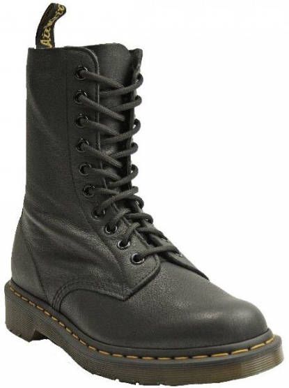 Dr. Martens 1490 BLACK VIRGINIA Volwassenen VeterlaarzenHalf-hoge schoenen Zwart - Foto 3