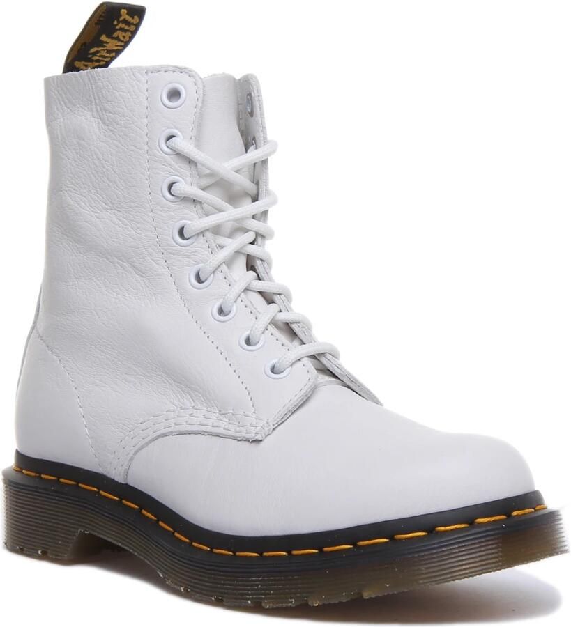 Dr Martens Dr. Martens 1460 PASCAL OPTICAL WHITE VIRA Volwassenen VeterlaarzenHalf hoge schoenen Kleur Wit beige - Foto 2
