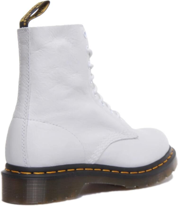 Dr Martens Dr. Martens 1460 PASCAL OPTICAL WHITE VIRA Volwassenen VeterlaarzenHalf hoge schoenen Kleur Wit beige - Foto 4