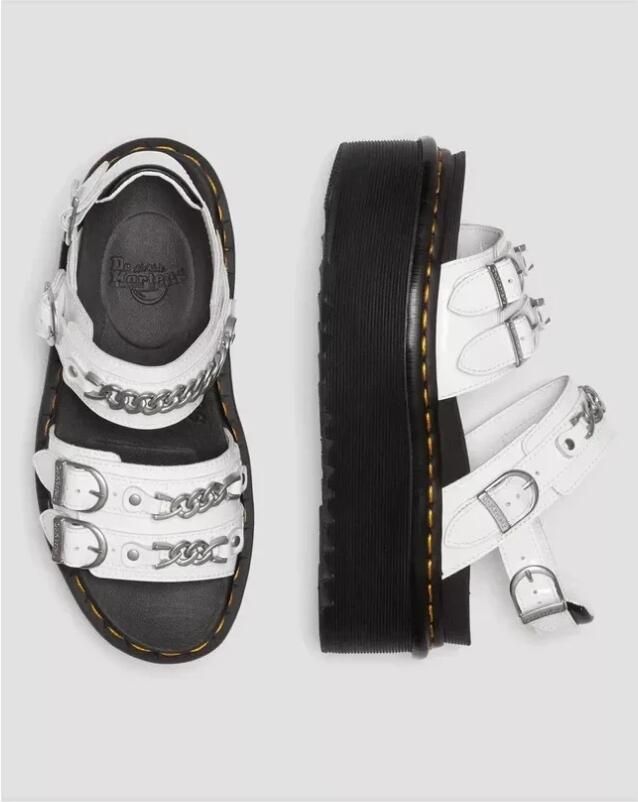 Dr. Martens Dr Martens Voss Ii Quad Chain Sandalen Wit Vrouw - Foto 3