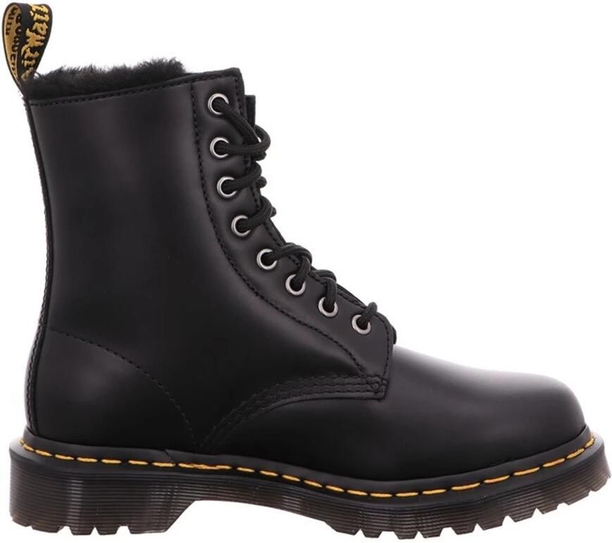 Dr Martens 1460 Serena Faux Fur Lined Boots Dr. Martens Zwart Dames