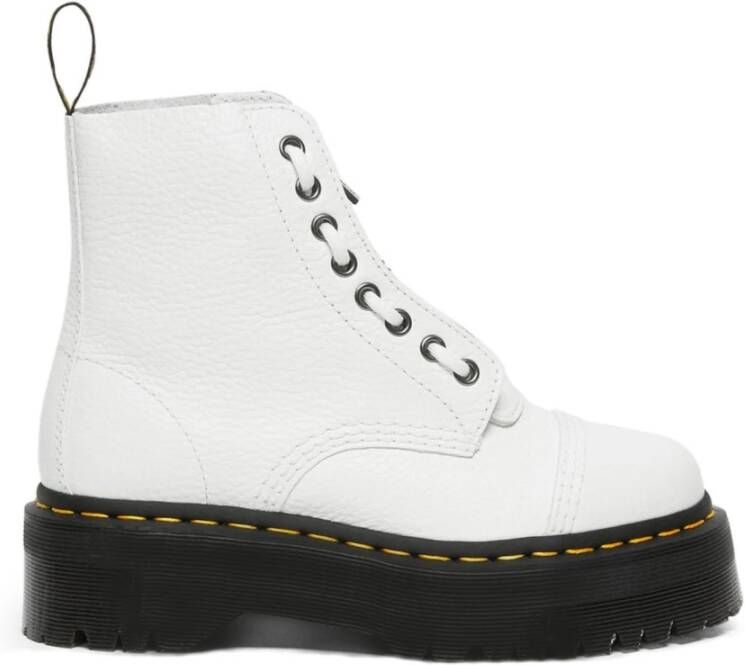 Dr Martens Sinclair Nappa Milled Nappa Leather Platform Boots Dr. Martens Wit Dames - Foto 5