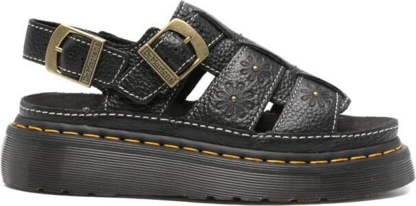 Dr. Martens Wrenlie Open Toe Nappa Leather Fisherman Platform Sandalen