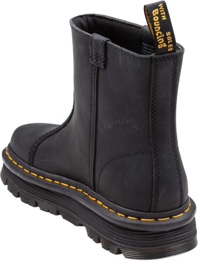 Dr. Martens ZebZag Rigger leren enkelboots Black Wyoming - Foto 7