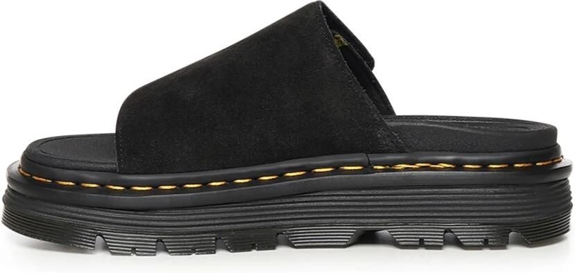 Dr. Martens Zebzag Slide EH Suede Sandalen zwart