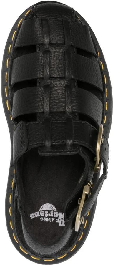 Dr. Martens Zwarte Cage Sandalen met Antiek Effect - Foto 2