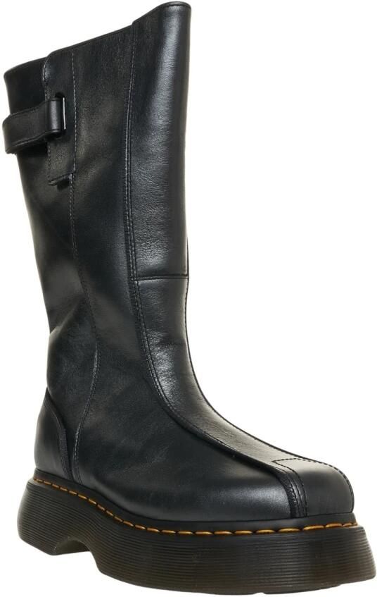 Dr. Martens Zwarte enkellaarzen met plateauzool