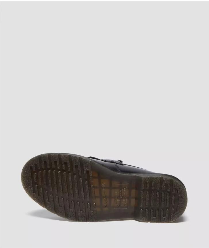 Dr. Martens Elegante Atlas Leren Loafers met Franje en Metalen Gesp Black - Foto 4