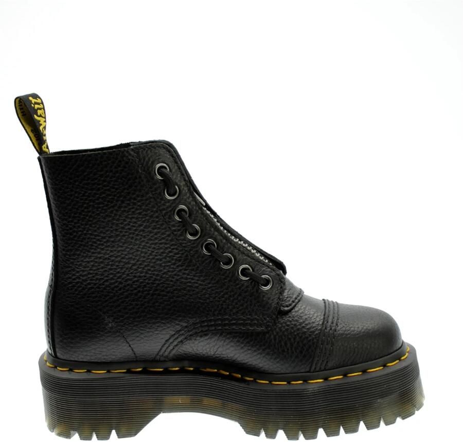 Dr Martens Dr. Martens SINCLAIR BLACK MILLED NAPPA Volwassenen VeterlaarzenHalf hoge schoenen Kleur Zwart - Foto 12