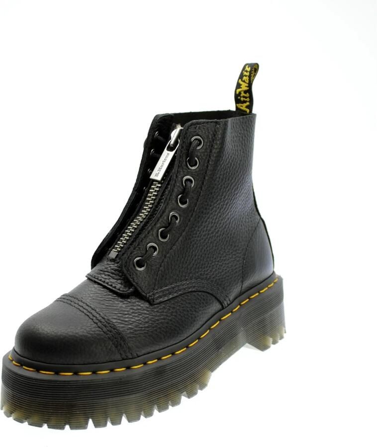 Dr Martens Dr. Martens SINCLAIR BLACK MILLED NAPPA Volwassenen VeterlaarzenHalf hoge schoenen Kleur Zwart - Foto 17