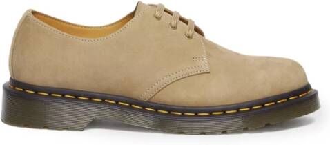 Dr martens 1461 Savannah Tan Beige Nubuck Lage veterschoenen