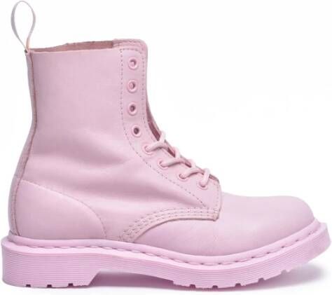 Dr. Martens Enkellaars Leer Rubberen Zool Vetersluiting
