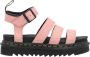 Dr. Martens Roze sandalen voor dames met gesp strik Pink Dames - Thumbnail 1