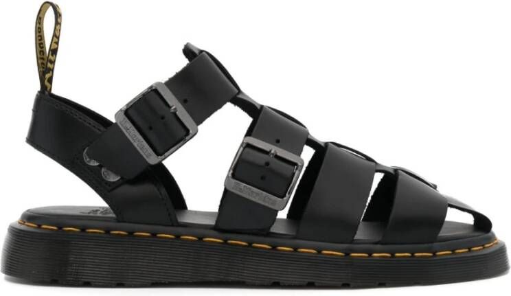 Dr. Martens Flat Sandals Black Dames