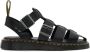 Dr. Martens Zwarte Caged Leren Sandalen Black Dames - Thumbnail 1