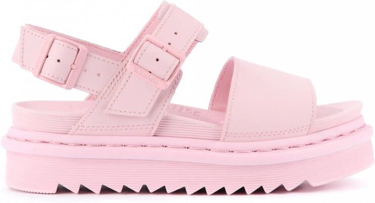 Dr. Martens Roze Leren Sandalen met Rubberen Zool Pink Dames - Foto 3