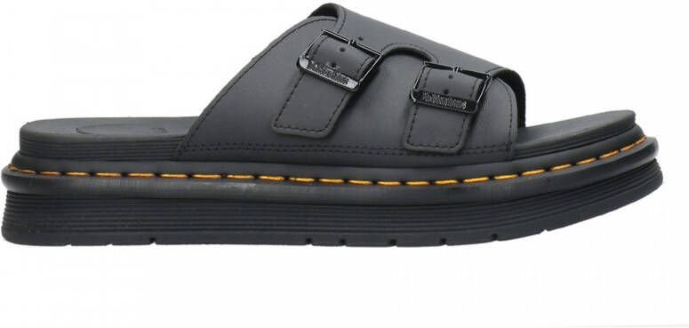 Dr. Martens Zwarte Leren Sandalen met Quad-zool Zwart Heren - Foto 7