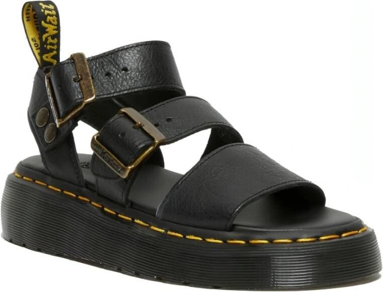 Dr. Martens Flat Sandals Zwart Dames