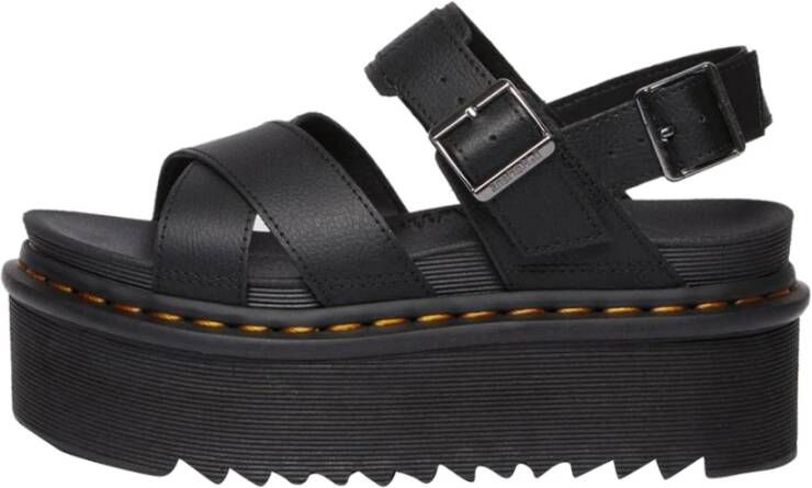 Dr. Martens Flat Sandals Zwart Dames