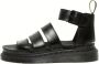 Dr. Martens Zwarte platte leren sandalen met verstelbare gespsluiting Black Dames - Thumbnail 13