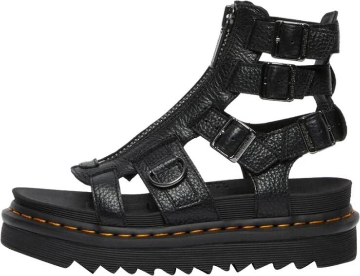 Dr. Martens Flat Sandals Zwart Dames