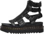 Dr. Martens Zwarte Leren Plateau Sandalen met Rits Zwart Heren - Thumbnail 9