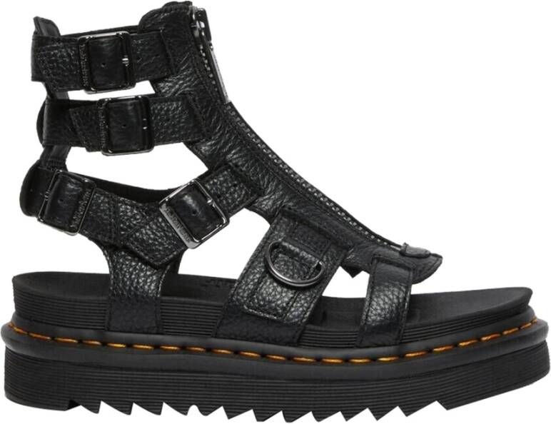 Dr. Martens Flat Sandals Zwart Dames