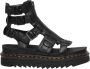 Dr. Martens Zwarte Leren Plateau Sandalen met Rits Zwart Heren - Thumbnail 2