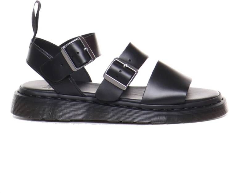 Dr Martens Gryphon sandals in brando leather with straps Dr. Martens Zwart Heren