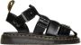 Dr. Martens Zwarte Leren Platte Sandalen Gryphon Brando Black Dames - Thumbnail 2